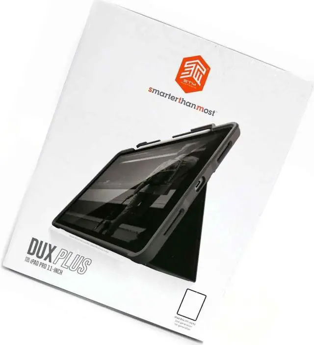 Alt view image 14 of 20 - STM Dux Plus, Ultra-Protective case for Apple 11" iPad Pro/2nd Gen - Black (stm-222-286JV-01)