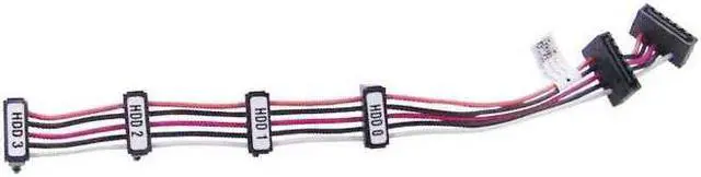 Alt view image 3 of 10 - New Dell OEM PowerEdge T110 2 SATA to 4 SATA Transition Splitter Cable 2KVW5