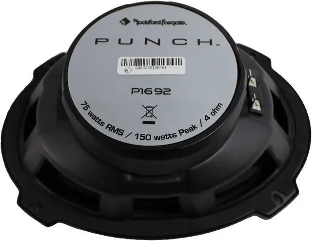 Alt view image 13 of 20 - Rockford Fosgate Punch P1692
6"x9" 2-way car speakers