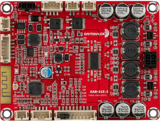 Alt view image 3 of 5 - Dayton Audio - Kab-215V2 - 2 X 15W Class D Audio Amplifier Board With Bluetooth
