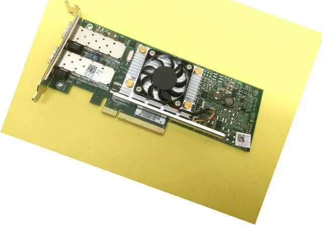 Alt view image 5 of 12 - Dell Y40PH Broadcom Dual Port 10 GbE SPF+ Low Profile Converged Network Adapter - Y40PH