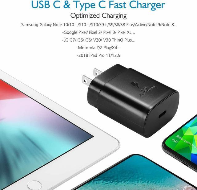 Alt view image 4 of 10 - Samsung 25W USB-C Super Fast Charging Wall Charger - Black (US Version with Warranty)