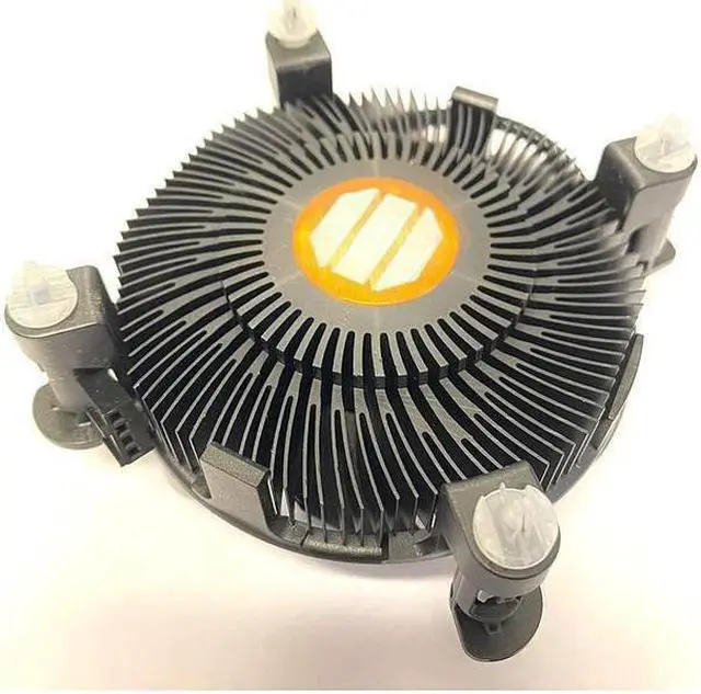 Alt view image 9 of 10 - Intel K69237-001/E97379-001/E97378-001 LGA 1200/115X PWM Aluminum Stock Cooler Fan(All-Black) from i9-10900