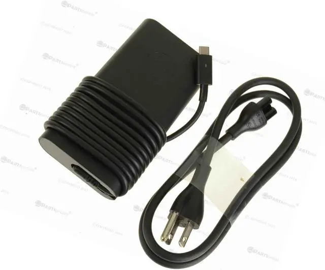 Alt view image 7 of 14 - New Dell OEM 90-watt AC Power Adapter Charger USB Type-C 90W TDK33 R2M8K