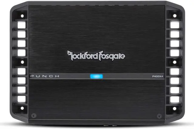 Alt view image 6 of 20 - Rockford Fosgate Punch P400X4 400 Watt RMS 4 Channel Car Amplifier