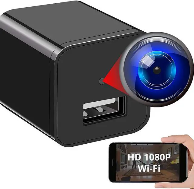 Main image of Spy Camera Wireless Hidden Wifi Camera With Remote View - Hd 1080P - Spy Camera Charger - Spy Camera Wireless - Usb Hidden Camera - Nanny Camera - Premium Security Camera - Hidden Cam - Ios Android
