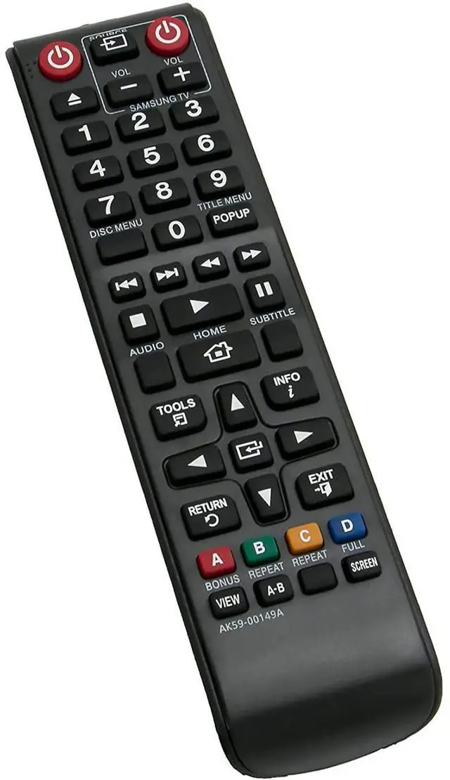 Alt view image 5 of 12 - New Ak59-00149A Remote Fit For Samsung Blu-Ray Disc Dvd Player Bd-F5100 Bd-F5500/Zf Bd-Fm51 Bd-Fm57C Bd-H5100 Bd-H5900 Bd-Hm51 Bd-Hm59 Bd-Hm59 Bd-J5100 Bd-J5700 Bd-J5900 Bd-Jm51 Bd-Jm57 Bd-Jm59
