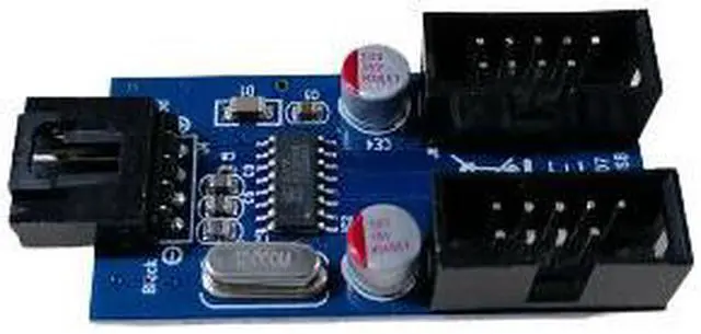 Alt view image 3 of 4 - Motherboard Usb Header Splitter 9 Pin Male 1 To 2 Female Extension Cable