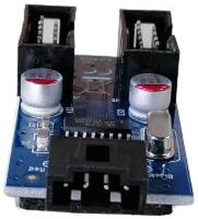 Alt view image 4 of 4 - Motherboard Usb Header Splitter 9 Pin Male 1 To 2 Female Extension Cable