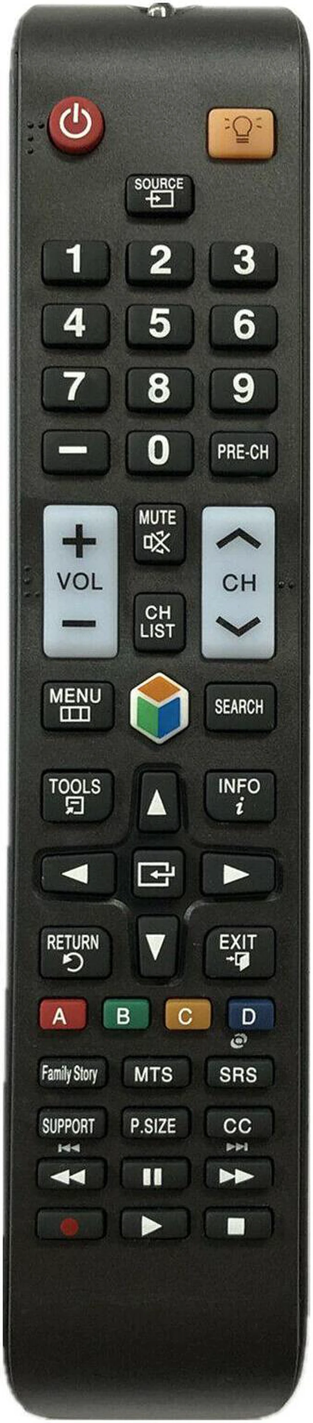 Main image of New USBRMT Replacement Remote AA59-00580A For All Samsung Smart TVs
