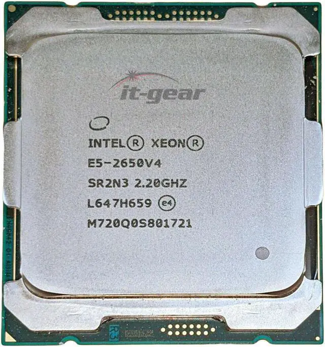 Alt view image 4 of 6 - SR2N3 Intel Xeon E5-2650 v4 12-Core 2.20GHz QPI 30M 105W FCLGA2011-3 Processor