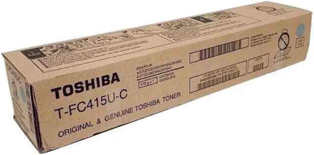 Alt view image 2 of 4 - Toshiba Original Toner Cartridge - Cyan - Laser - 33600 Pages - 1 Each