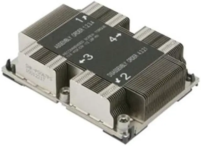 Alt view image 3 of 5 - SUPERMICRO SNK-P0067PS Supermicro AC SNK-P0067PS 1U LGA3647 CPU Heat Sink for X11 Purley Platform