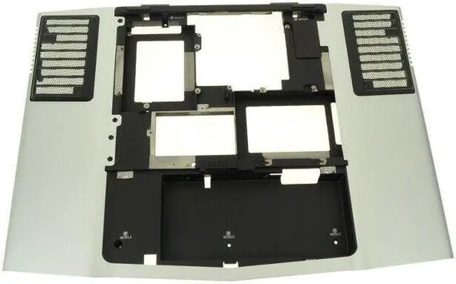 Alt view image 3 of 3 - New Silver OEM Alienware M17x Laptop Bottom Base Cover  Assembly Y727M