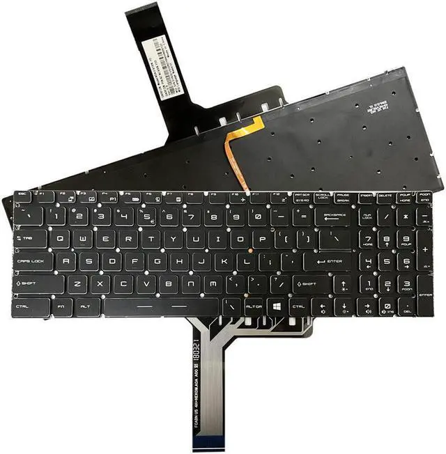 Alt view image 2 of 5 - Replacement keyboard for Steel GS60 GS70 GS72 GT72 GE62 MSI Colorful Backlight Keyboard