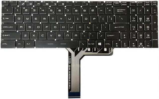Alt view image 3 of 5 - Replacement keyboard for Steel GS60 GS70 GS72 GT72 GE62 MSI Colorful Backlight Keyboard