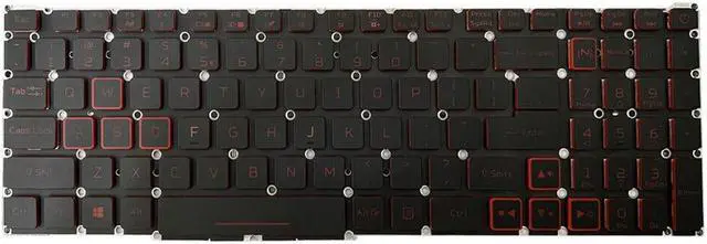 Main image of replacement keyboard for Acer Nitro 5 AN515-43 AN515-54 AN515-55 AN517-51 Backlit