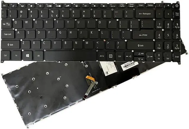 Alt view image 2 of 5 - Backlit Keyboard for ACER SWI 3 SF315-41G-R6MP SF315-41G-R8Z5 SF315-51G-35LW