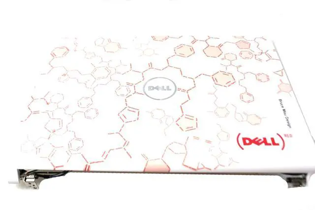 Alt view image 2 of 4 - Lot 10 Dell Studio 1535 1536 1537 Pattern LCD Back Cover Lid With Hinges R133K