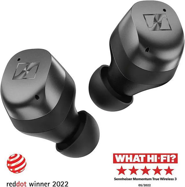 Alt view image 2 of 7 - Sennheiser Consumer Audio Momentum True Wireless 3 Earbuds -Bluetooth in-Ear Headphones for Music & Calls with Adaptive Noise Cancellation, IPX4, Qi Charging 28-Hour Battery Life, Graphite, 700074