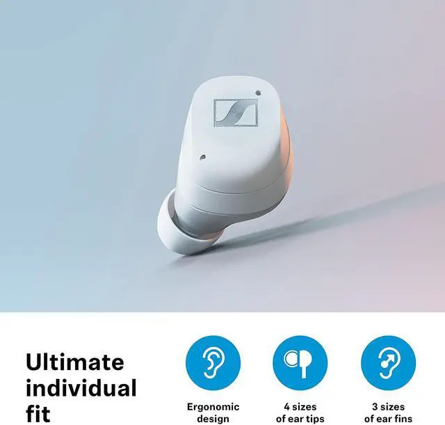 Alt view image 6 of 7 - Sennheiser Consumer Audio Momentum True Wireless 3 Earbuds -Bluetooth in-Ear Headphones for Music & Calls with Adaptive Noise Cancellation, IPX4, Qi Charging 28-Hour Battery Life, Graphite, 700074