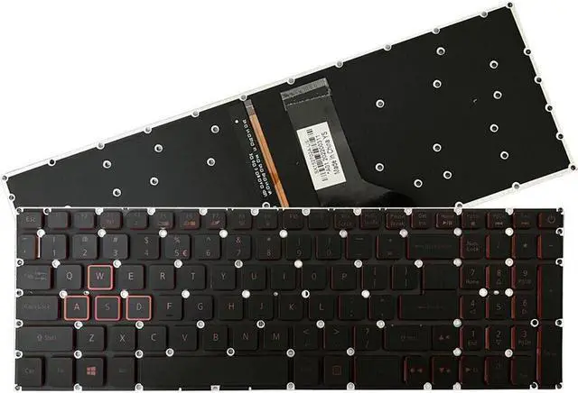 Alt view image 3 of 5 - replacement keyboard for Acer Aspire VN7-793G VX5-591 VX5-591G VX5-591G-52WN  US backlit