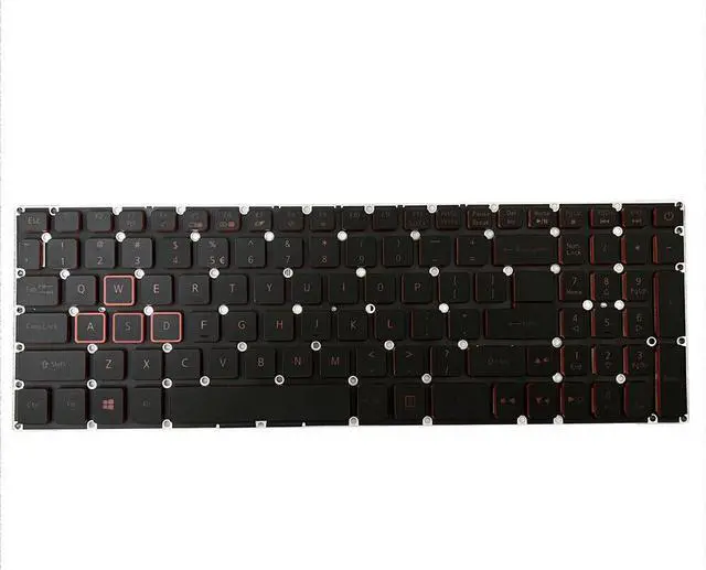 Alt view image 2 of 5 - US  Red Backlit Keyboard for Acer Aspire VN7-793G vx5-591 VX5-591G-52WN