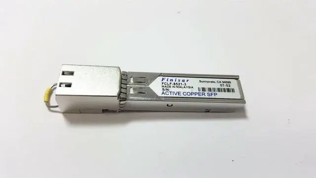 Main image of Genuine Finisar FCLF-8521-3 1000Base-T Gigabit RJ45 Copper SFP Transceiver