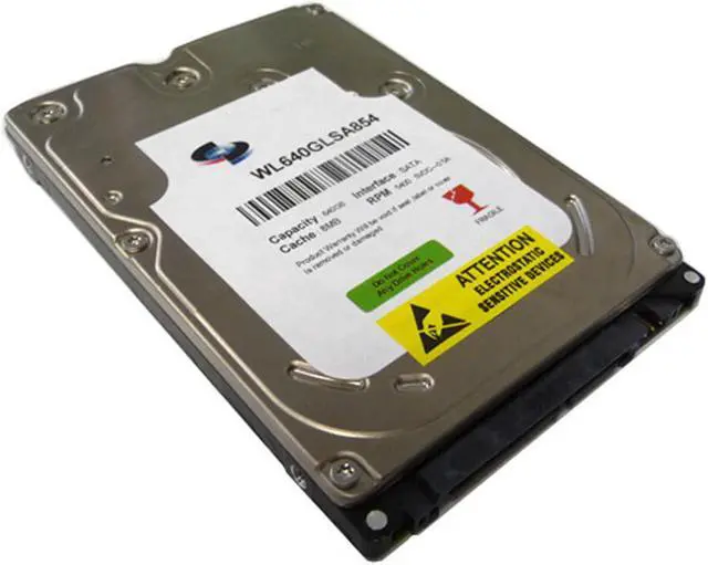 Main image of WL 640GB 5400RPM 2.5" SATA2 Notebook Hard Drive (For DELL,HP,Compaq / PS3 OK)