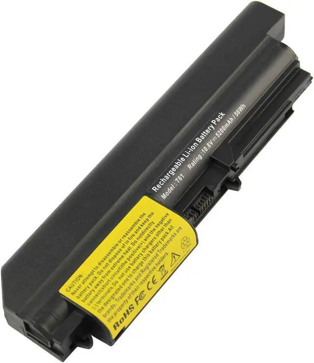 Main image of 6 Cell Battery  for IBM Lenovo Thinkpad 14.1''R400 T400 T61 R61 42T5229 42T4530