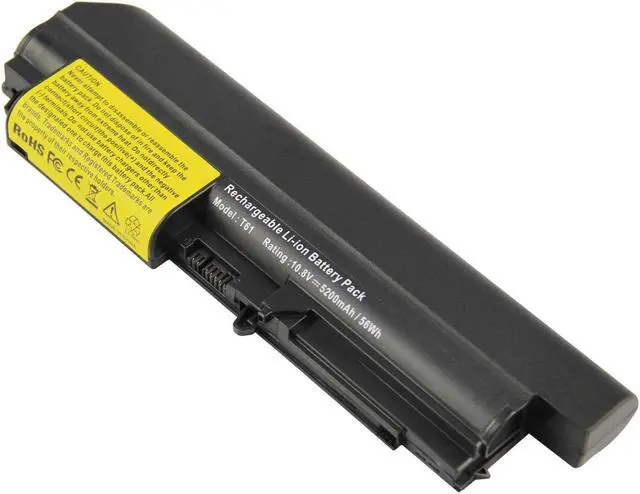 Alt view image 2 of 7 - 6 Cell Battery  for IBM Lenovo Thinkpad 14.1''R400 T400 T61 R61 42T5229 42T4530