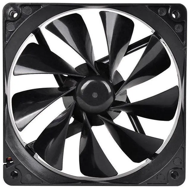 Alt view image 2 of 5 - Thermaltake Pure Series Cooling Case Fan CL-F011-PL12BL-A Black