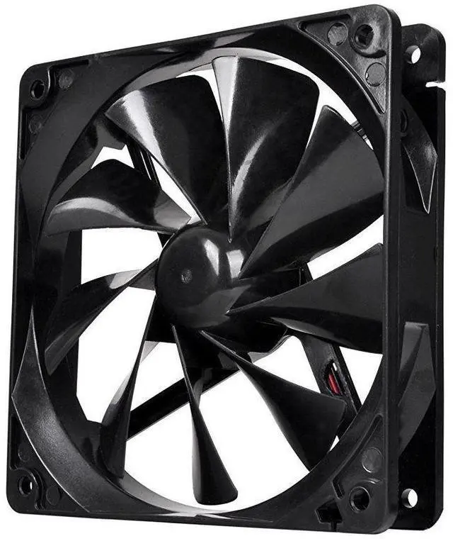 Alt view image 3 of 5 - Thermaltake Pure Series Cooling Case Fan CL-F011-PL12BL-A Black
