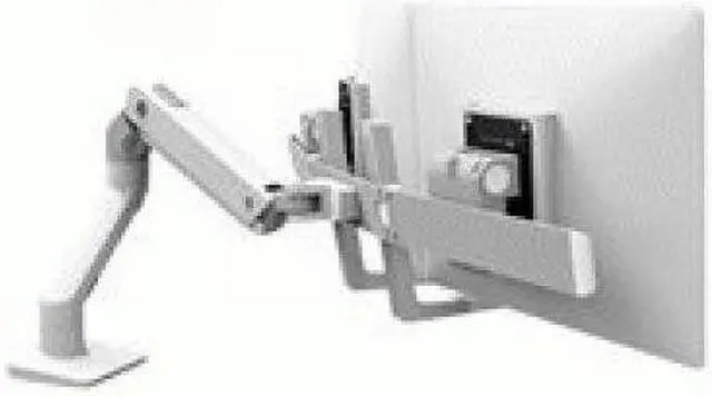 Main image of Ergotron 45-476-216 Hx Desk Dual Monitor Arm Bright White (45476216)