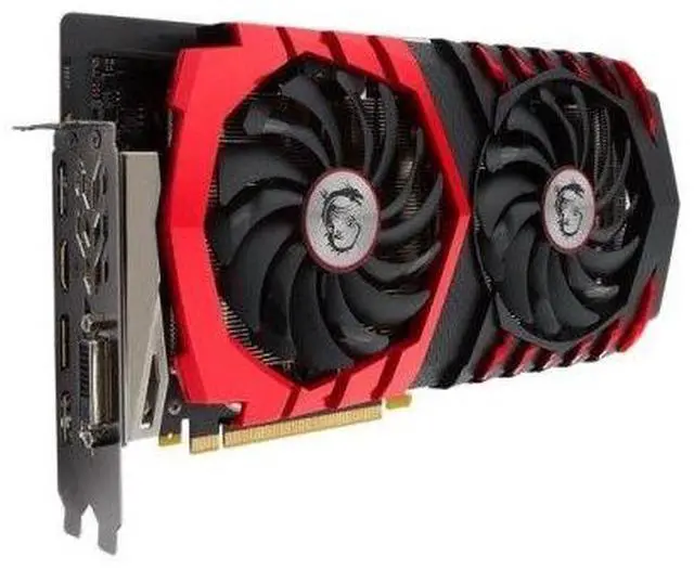 Alt view image 3 of 5 - MSI Video Card GTX 1060 GAMING X 6G G1060GX6 Geforce GTX 1060 6GB 192Bit PCI