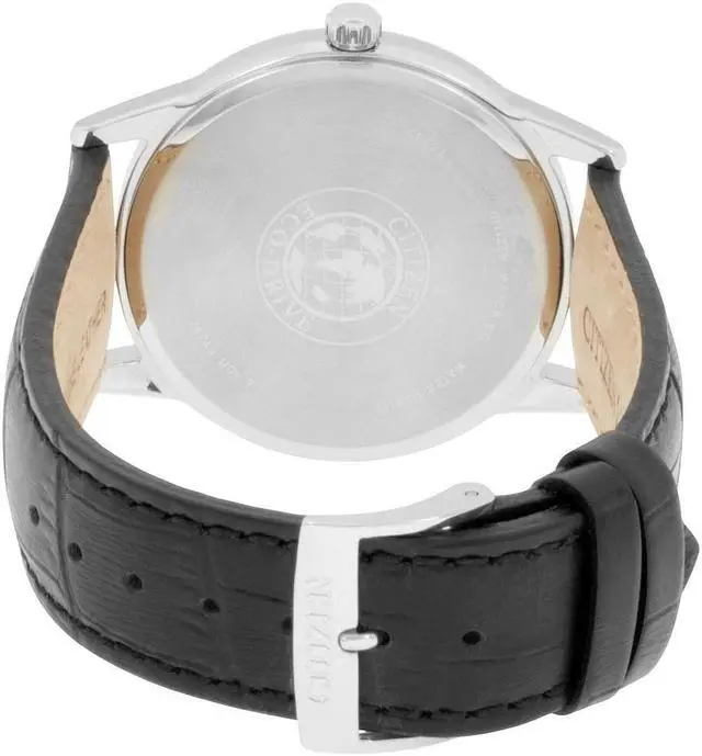 Alt view image 2 of 3 - Citizen Corso Silver Dial Leather Strap Men's Watch AW1236-03A