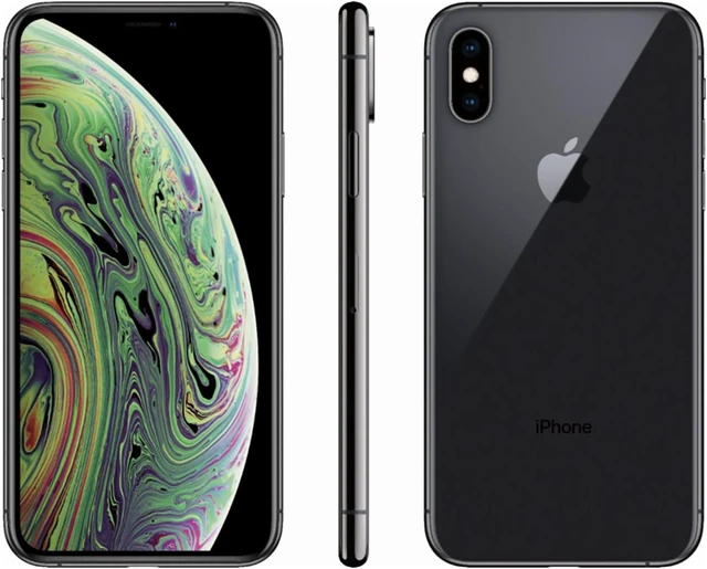 Alt view image 6 of 12 - Apple iPhone XS 64GB Fully Unlocked (Verizon + Sprint + GSM Unlocked) - Space Gray