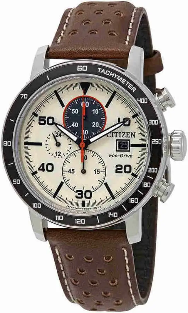 Main image of Citizen Brycen Chronograph Light Brown Dial Men's Watch CA0649-06X