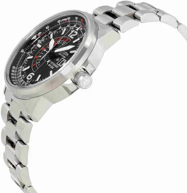 Alt view image 2 of 4 - Citizen Nighthawk Eco-Drive Pilot Watch Men's Watch BJ7000-52E