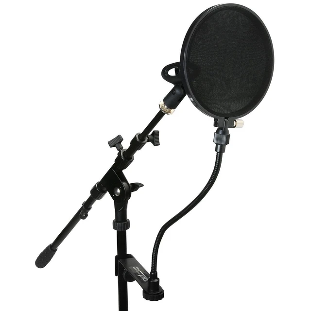 Alt view image 3 of 4 - Talent PF-1 Clamp-On Microphone Pop Filter 6" dia.