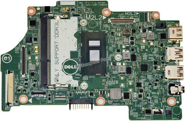 Alt view image 6 of 9 - Dell OEM Inspiron 7353 13 7359 15 7568 Motherboard System Motherboard H8C9M