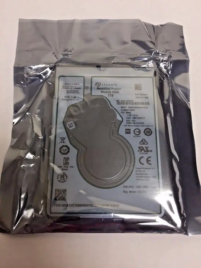 Alt view image 3 of 3 - NEW RECERT Samsung Seagate ST2000LM007 2TB 2.5" SATA Notebook Hard Drive
