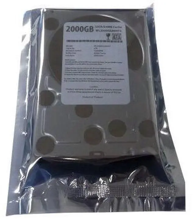 Alt view image 4 of 5 - WL 2TB (2000GB) 64MB Cache 7200RPM SATA2 3.5" Desktop Hard Drive - PC & Mac - OEM