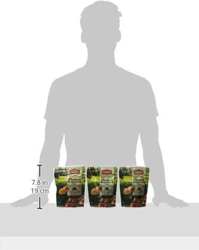 Alt view image 4 of 6 - Gefen Whole Organic Chestnuts, Roasted and Peeled , 5.2-Ounces (Pack of 6)