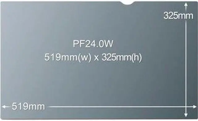 Alt view image 4 of 6 - 3M Privacy Filter for 24" Widescreen Monitor (16:10) (PF240W1B)