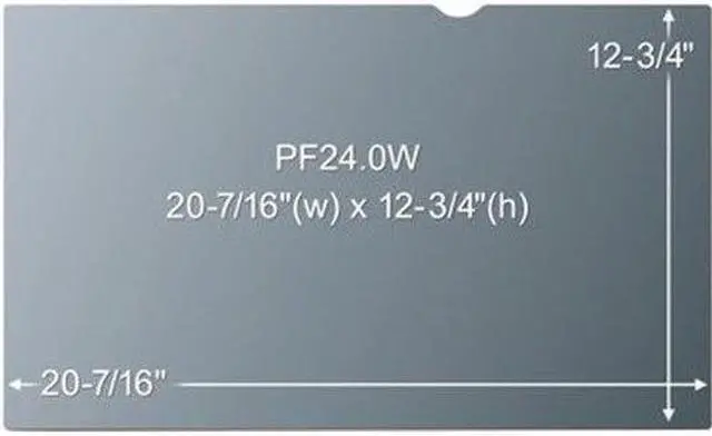 Alt view image 5 of 6 - 3M Privacy Filter for 24" Widescreen Monitor (16:10) (PF240W1B)