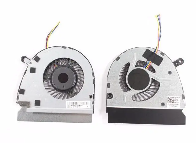 Alt view image 2 of 5 - Lot X10 Dell Vostro V5460 V5470 V5480 Left & Right CPU Fan HGT7X PPD50 KSB0605HC