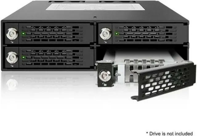 Alt view image 3 of 7 - ICY DOCK ToughArmor MB994SK-1B 4 x 2.5" SATA 6Gbps/SAS HDD/SSD Mobile Rack / ...