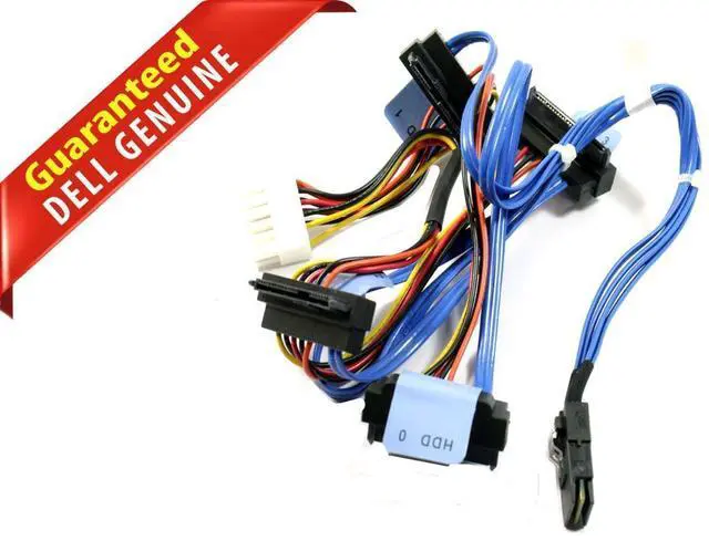 Main image of (NOT FOR HOME PC!) GENUINE Dell PowerEdge R410 4-Port Fixed Backplane SAS 6/IR Cable M800G