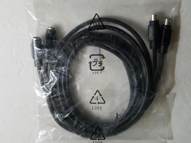 Alt view image 2 of 6 - New - Dell DC19002134I 6 Pin Mini Din Extension Cable Male to Female 6 Set.